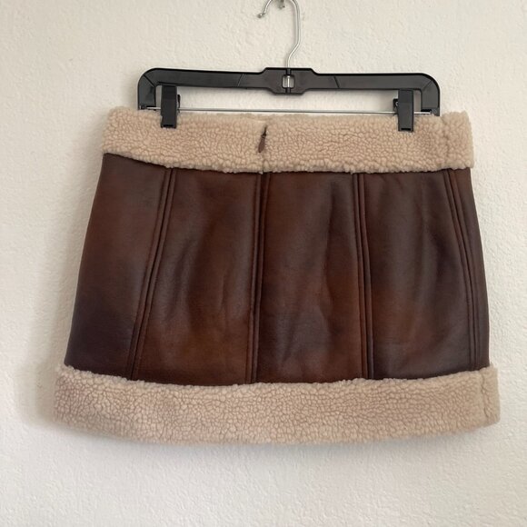 Lovers + Friends Luanne Mini Skirt in Walnut - Picture 5 of 6
